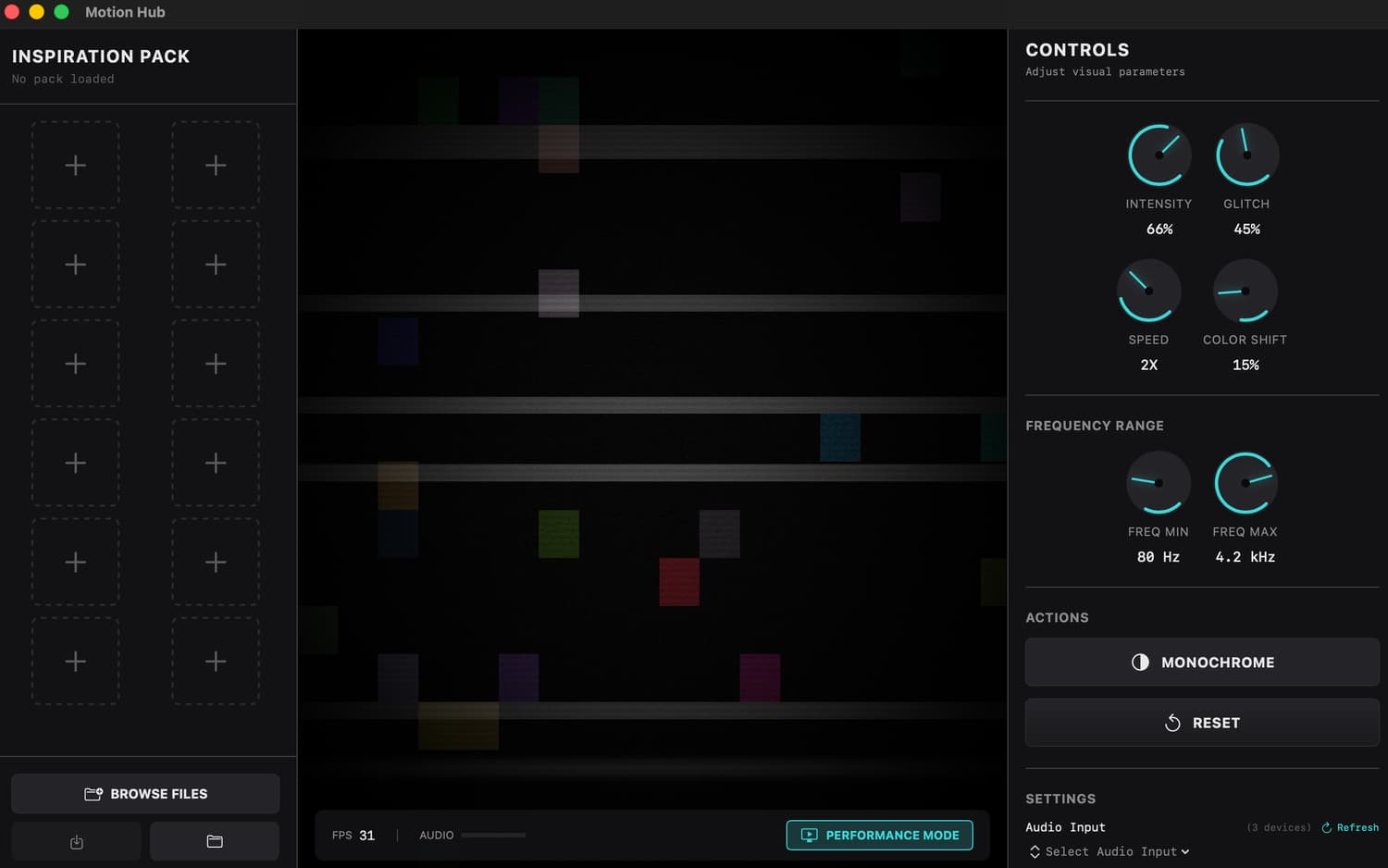 MotionHub preview screenshot